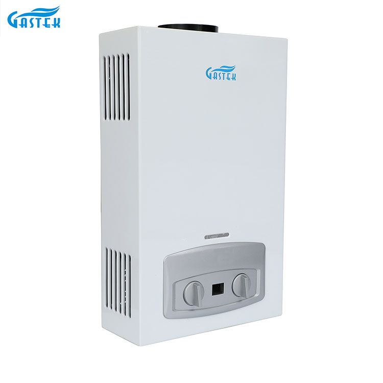 Thiết bị gia dụng Loại ống khói gắn trên tường Máy nước nóng dùng gas tức thời 10L LPG không bình cho vòi sen